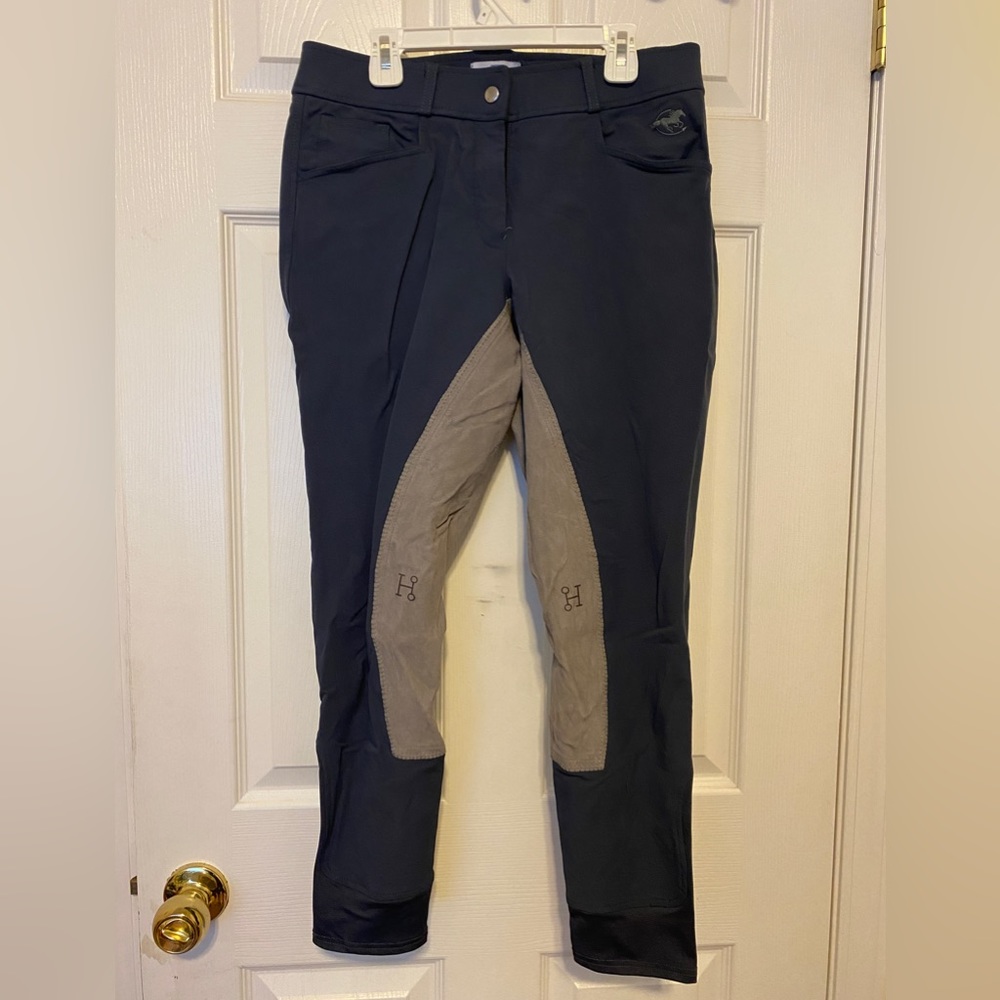 Hadley Full Seat Breech, 30R Blue/Gray Color